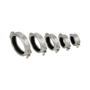 [KOSHUR] Raccord rigide de 2 pouces pour tuyau métallique en acier inoxydable anti-corrosion pour applications haute pression - Product Image 1
