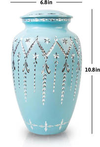 Urnas Funerarias Decorativas de Latón para Cenizas de Adultos, Urnas Hechas a Mano para Hombre y Mujer, Urnas Decorativas, Urnas Funerarias - Product Image 2