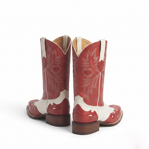 Unisex Western Leather Cowboy <b>Boots</b> Embroidery Artwork Handmade Premium Quality Summer <b>Boots</b> - Product Image 2
