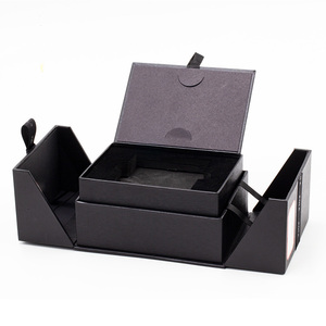 Scatola regalo cosmetica a doppia apertura, scatola per gioielli, scatola universale per accessori trucco - Product Image 5