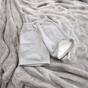 Pantalones Cortos Casuales de Forro Polar para Hombre, 100% Algodón, Gruesos, para Verano, Playa, Gimnasio, Secado Rápido, Transpirables, Cómodos, Cintura Elástica Personalizada - Product Image 3