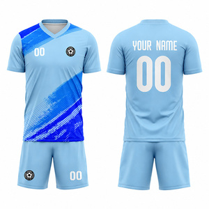 Uniforme de Fútbol Corto Sublimado Personalizado al por Mayor, de Secado Rápido, 100% Impreso, Calidad Profesional, Unisex, para Equipos - Product Image 1