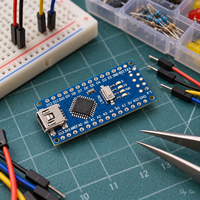 Module de développement ATMEGA328P Nano V3.0 avec ports Type-C, Mini USB, Micro USB et pilote CH340 pour l'électronique STEM - Vente en gros