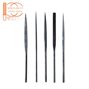 LOW PRICE 5-Piece Multi-Shaped 180mm Industrial-Grade Smooth Cut Natural Finish DIY Wholesale Needle File Set Jewelry Hand <b>Tools</b> - Product Image 4