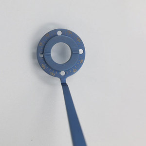 Jauge d'angle manuelle en acier inoxydable, rapporteur, outil de mesure, détecteur d'angle réglable pour applications en atelier d'ingénierie - Product Image 6
