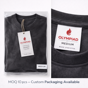 Custom <b>Back</b> Puff Printed Heavyweight 200gsm Solid Leisure O-Neck Cotton Anti-Wrinkle Short Sleeve Regular Fit Men's <b>T</b>-Shirt - Product Image 4