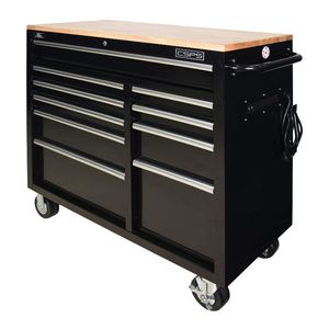 Armoire à outils de garage de 104cm à 10 tiroirs prise en charge par OEM stockage sur roulettes pour l'industrie des entrepôts et la mécanique Boîte à outils industrielle sur roulettes - Product Image 3