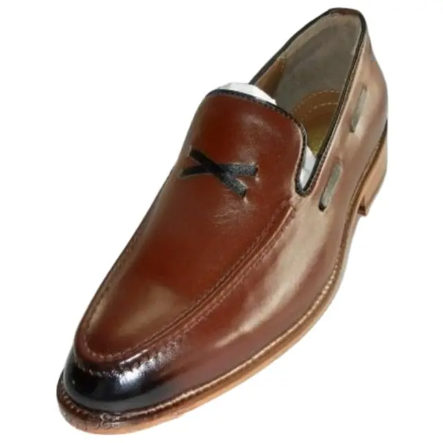 Sepatu bot kulit PU murah India untuk pria kasual harga baju sepatu pria kulit asli