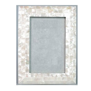 Venta caliente tablero de ajedrez madre de perla marco de fotos sala de estar marco de fotos familiar estante de exhibición MARCO DE mesita de noche dotado - Product Image 3