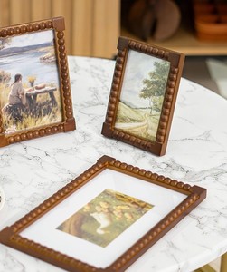 High Quality Home Wooden Photo <b>Frame</b> With Brown Highland Border Premium Picture <b>Frame</b> With Unique <b>Design</b> <b>Wall</b> Decor - Product Image 4