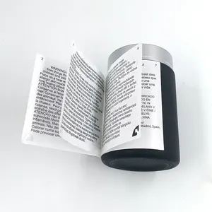 Recyclable Permanent Waterproof Oil-Resistant Peel-Off Multi-Page Leaflet <b>Label</b> Folding Booklet for Bottles Chemicals Petrol - Product Image 5