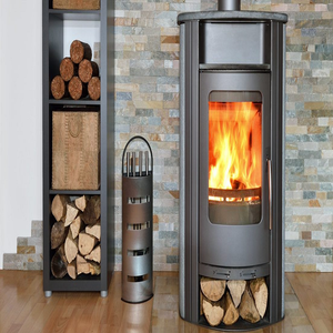 Poêle à granulés de bois de qualité supérieure, utilisation intérieure et extérieure, fourneau en fer, faible consommation d'énergie, cheminées à granulés, livraison rapide - Product Image 2