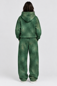 Joggers décontractés effet délavé personnalisés pour femme – Pantalons de survêtement vintage délavés coupe ample streetwear en mélange de coton – Bas de tenue tendance et mode - Product Image 4