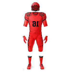 Hot Sale Factory OEM Manufacturer Teamwear Full Body Customized Slim Fit American Football Uniform New Design Solid Color - Product Image 5