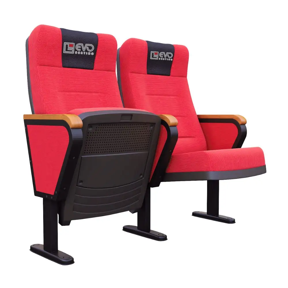 Evoseating เก้าอี้อัฒจันทร์สำหรับห้องบรรยายพลาสติกสำหรับโรงภาพยนตร์เฟอร์นิเจอร์โบสถ์เก้าอี้หอประชุม