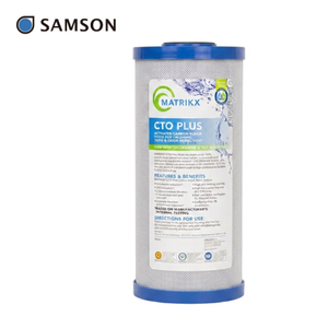 Système de préfiltration pour toute la maison, réduction du goût et de l'odeur du chlore, filtre à eau de 10 pouces, structure de porosité avancée - Product Image 1