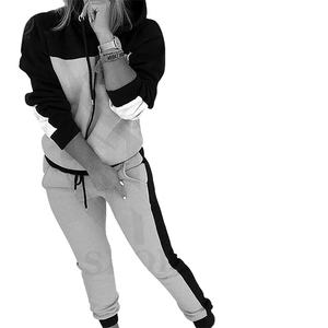 Conjunto de 2 piezas de chándal de algodón con logotipo personalizado, conjunto de pantalones de chándal y Sudadera con capucha, sudadera de entrenamiento para correr 2025 - Product Image 1