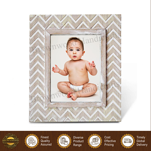 Unique Design Best Quality Top Selling 100% Natural Solid Mango Wood Photo <b>Frame</b> <b>White</b> Wash Color Home Decoration & Gifts Use - Product Image 2