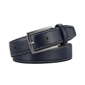 Cinturón de Cuero Genuino de Alta Calidad para Hombre, Diseño Casual, con Hebilla de Pin - Product Image 3