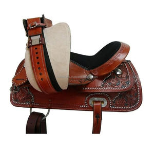 Meilleure qualité Western Pleasure Trail selle d'équitation 100% fait à la main en cuir véritable Western selle avec prix de gros - Product Image 4