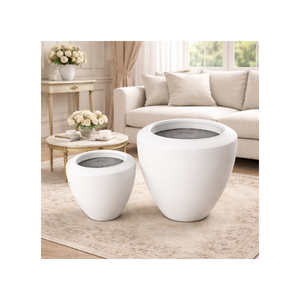 Macetas Ligeras Minimalistas de Nuevo Diseño, Ecológicas, Recubiertas de Epoxi, para Todas las Estaciones, Decoración de Jardín Interior/Exterior, Macetas para Plantas - Product Image 1