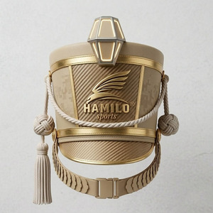 Sombrero shako tradicional con pluma alta y estructurada, diseño elegante. Sombreros shako en venta a bajo precio. - Product Image 6