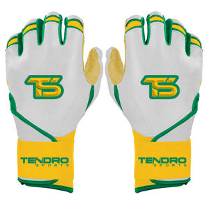Gants de frappeur de baseball en cuir personnalisables avec fermeture auto-agrippante, support de poignet rembourré, respirants, unisexes, pour adultes professionnels, tailles XL et XXL - Product Image 1