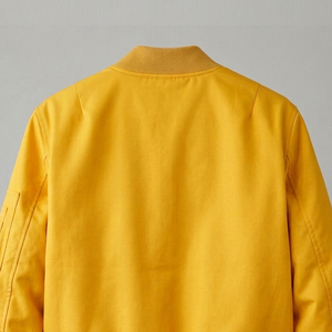 Blouson Bomber Homme Personnalisé Nouveau Design – Blouson Bomber en Toile Respirante à Col Montant, Style Tendance et Personnalisable pour la Vente en Gros - Product Image 3
