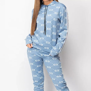 Women Winter Casual Sublimation Tracksuit-Stylish Design Comfort Eco-Friendly Breathable 2Piece Long women Sublimation Tracksuit - Product Image 1
