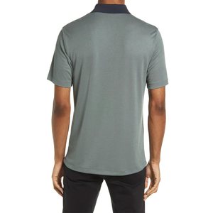 Camiseta Deportiva para Hombre, Manga Corta, Cuello Camisero, Corte Ajustado, con Logotipo Personalizado Estampado en la Parte Delantera, Ecológica, de Spandex/Algodón, en Oferta - Product Image 2