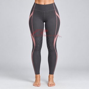 Pantalones de equitación premium para mujer con material transpirable, movimiento flexible y un ajuste elegante para trabajo en establos y equitación. - Product Image 1