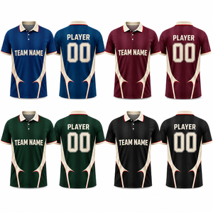 Camiseta Deportiva Personalizada con Sublimación Completa, OEM, Secado Rápido, Transpirable, con Nombre y Número del Jugador, Uniforme para Equipo, Eventos, Personal Deportivo, Polo - Product Image 2