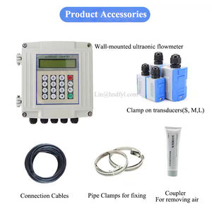Kaifenglcdデジタルセンサー超音波壁掛け冷水電磁流量計 - Product Image 2