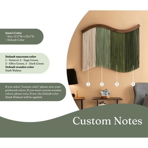 Tapiz de Pared de Macramé de Bambú Minimalista, Forma Irregular, Rayas Verticales, Tema Natural, Decoración del Hogar, Sala de Estar, Pieza Única - Product Image 5