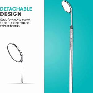กระจกตรวจฟันแบบมีด้ามจับกันลื่นลายกันลื่น ยี่ห้อ Morje Surgical Dental  สีเงิน อุปกรณ์ผ่าตัดแบบใช้มือ  ระดับ Class II ได้รับการรับรองมาตรฐาน CE - Product Image 5