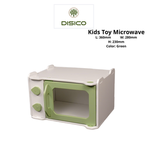 Kids Toy <b>Microwave</b> Kitchen Toys <b>Set</b> American Pine Plywood Durable Safe Material Smooth Edge 5 to 7 Years - Product Image 3