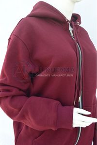 Sudadera con Capucha para Mujer, 100% Algodón Orgánico, Felpa Gruesa, Ecológica, Calidad Premium, OEM, ODM, Personalizable - Product Image 2