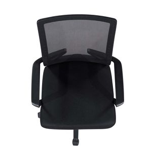 Silla de Oficina Ergonómica Transpirable con Respaldo Medio de Malla, Cómoda Silla de Escritorio - Product Image 4