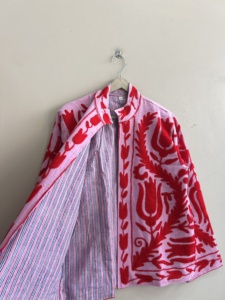 Veste bohème en coton indien brodée, manteau pour femme brodé Suzani, cadeau pour elle - Product Image 5