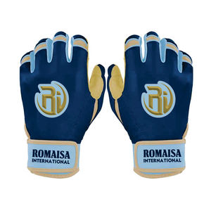Customize <b>Baseball</b> Batting <b>Gloves</b> | Genuine GOAT Leather | Anti-Slip Grip | Personalized Team Colors, Logo & Name - Product Image 6