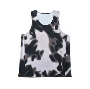 Camiseta sin Mangas para Hombre, Cuello Redondo, Estampado Abstracto, Secado Rápido, Estilo Deportivo - Product Image 3