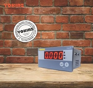 Voltmètre numérique AC YOKIns Y9-AV1 0-10V 4 chiffres en aluminium avec affichage de la fréquence pour montage sur panneau électrique - Product Image 5