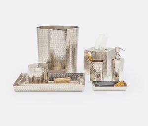 Juego de baño de metal de alta calidad con dispensador de jabón, soporte para cepillos de dientes, vaso y jabonera para baño - Product Image 6