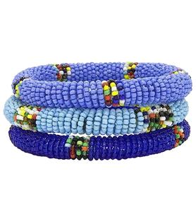 Latest Cute Sparkling Multi <b>Color</b> <b>Beaded</b> Embroidery Bangle Elevate Your Style with Handcrafted Elegance For Unisex From India - Product Image 1