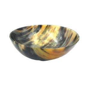 Bol artisanal poli en corne de bœuf et de buffle, écologique, pour le rasage et la présentation de savon et d'aliments - Product Image 5
