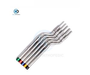 Kit de 10 instruments manuels pour implants dentaires : Osteotomes, Élévateurs de sinus mandibulaires à pointes concaves, Dispositifs de rehaussement de sinus - Product Image 3