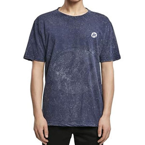 Nouveau design 2026 – T-shirt homme délavé à l'acide 100 % coton – Vente en gros avec logo personnalisé - Product Image 4