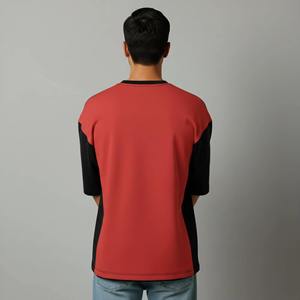 T-shirts surdimensionnés personnalisés pour hommes, logo imprimé, col rond, manches courtes, 100% coton, grandes tailles, t-shirt hip hop pour hommes - Product Image 2