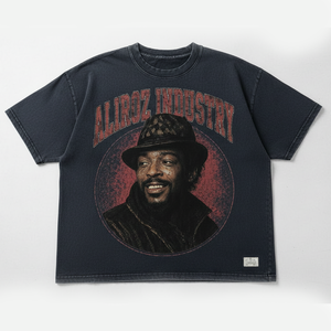 T-shirts pour hommes à manches courtes, coupe courte et ample, imprimés graphiques DTG, style streetwear lourd, personnalisables, en vente - Product Image 1