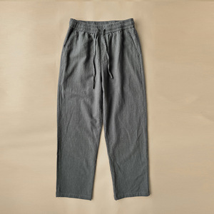 Pantalon décontracté fin pour homme, pantalon long ample et léger en lin pour l'été - Product Image 4